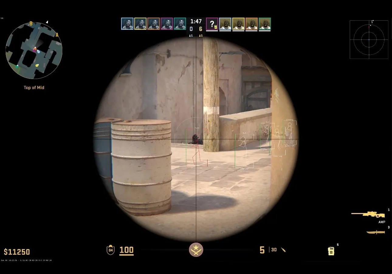 CS2·外部隔墙锁+方框透视免费辅助